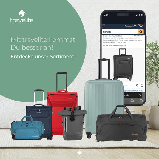 travelite Chios Weichschalen Koffer 78 cm Erweiterbar
