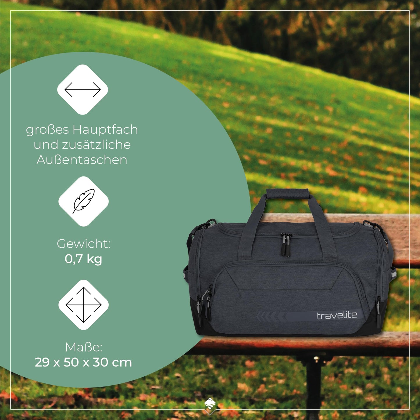 travelite Weekender Tasche 45L Handgepäck Reisetasche